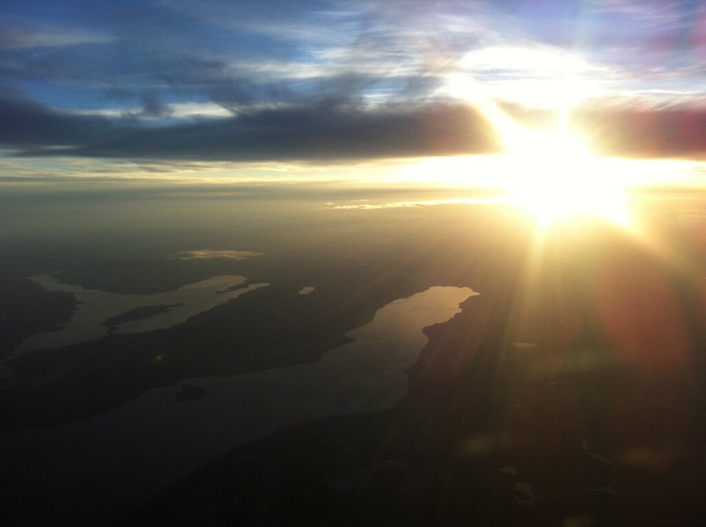 05.06.2012 München - Zürich | Sonnenuntergang über dem Bodensee