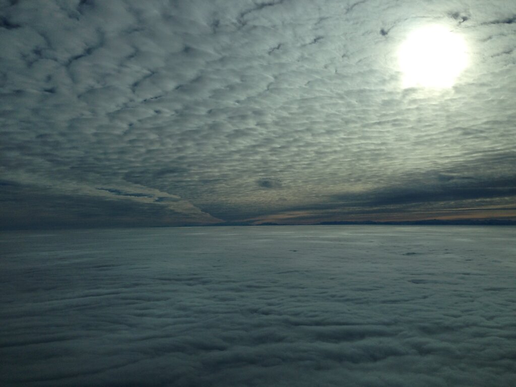17.11.2013 München - Timisoara | Wolkenschichten