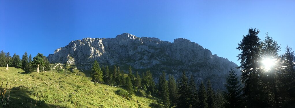 23.08.2017 Die Benediktenwand in ihrer ganzen Pracht