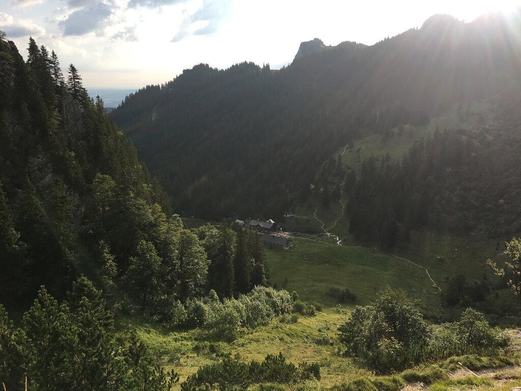 24.08.2017 Ein letzter Blick auf die Tutzinger Hütte