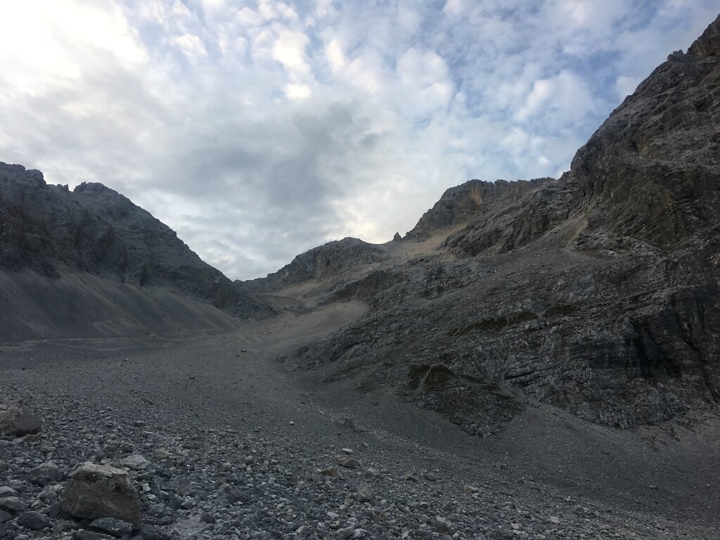 26.08.2017 Die Birkkarspitze rückt näher