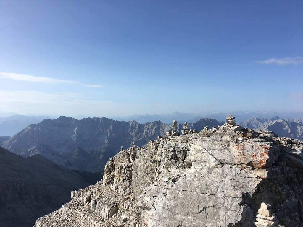 26.08.2017 Der Blick Richtung Süden in die Hauptalpen