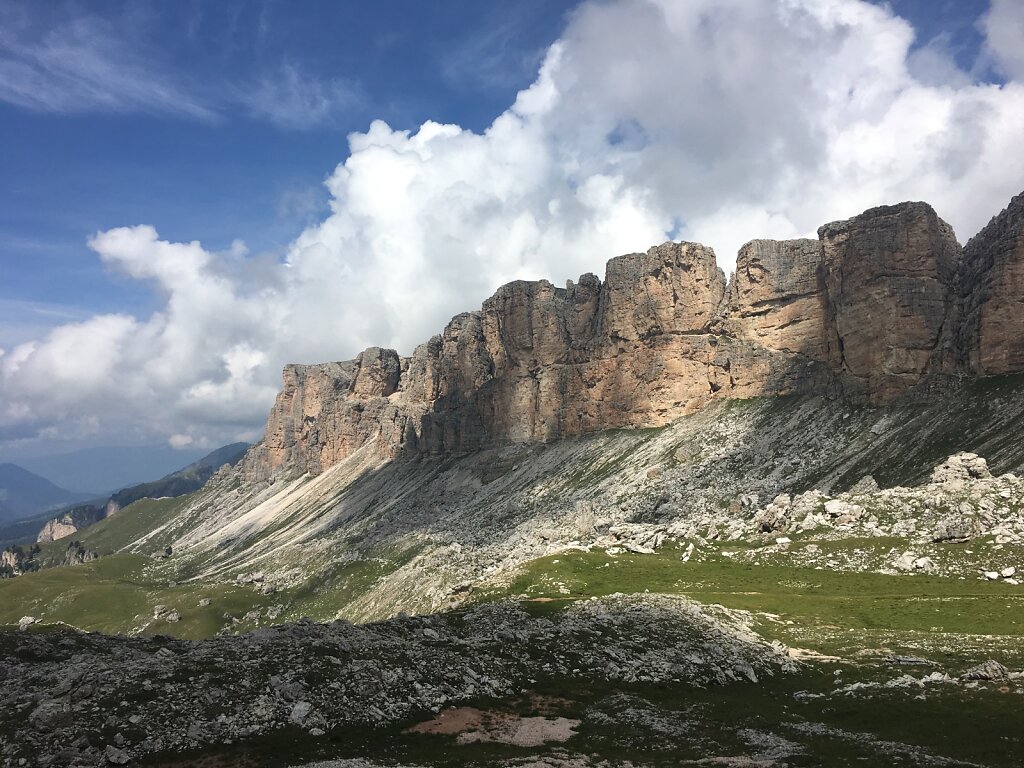 13.08.2018 Blick auf die Sella