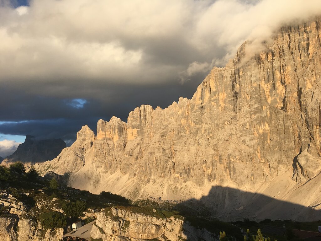 15.08.2018 Die Civetta in der Abendsonne