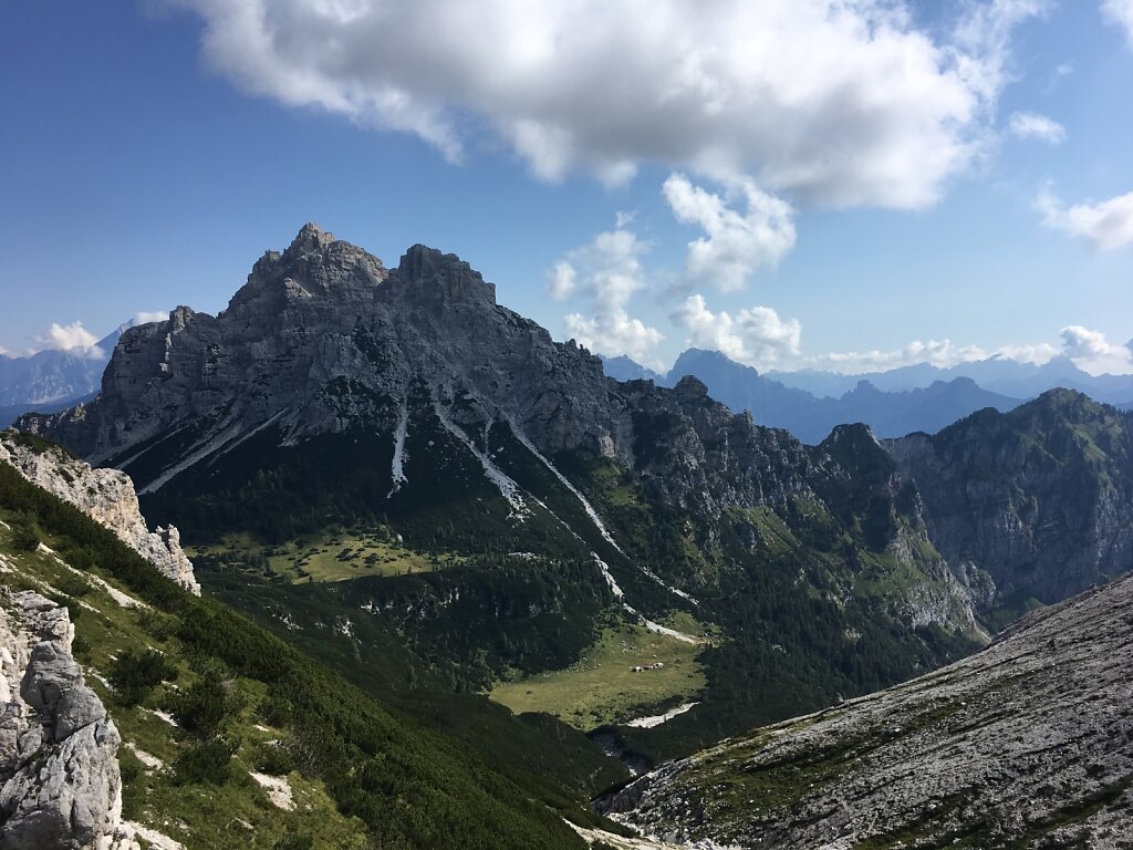 17.08.2018 Der Blick Richtung "Alpenende"