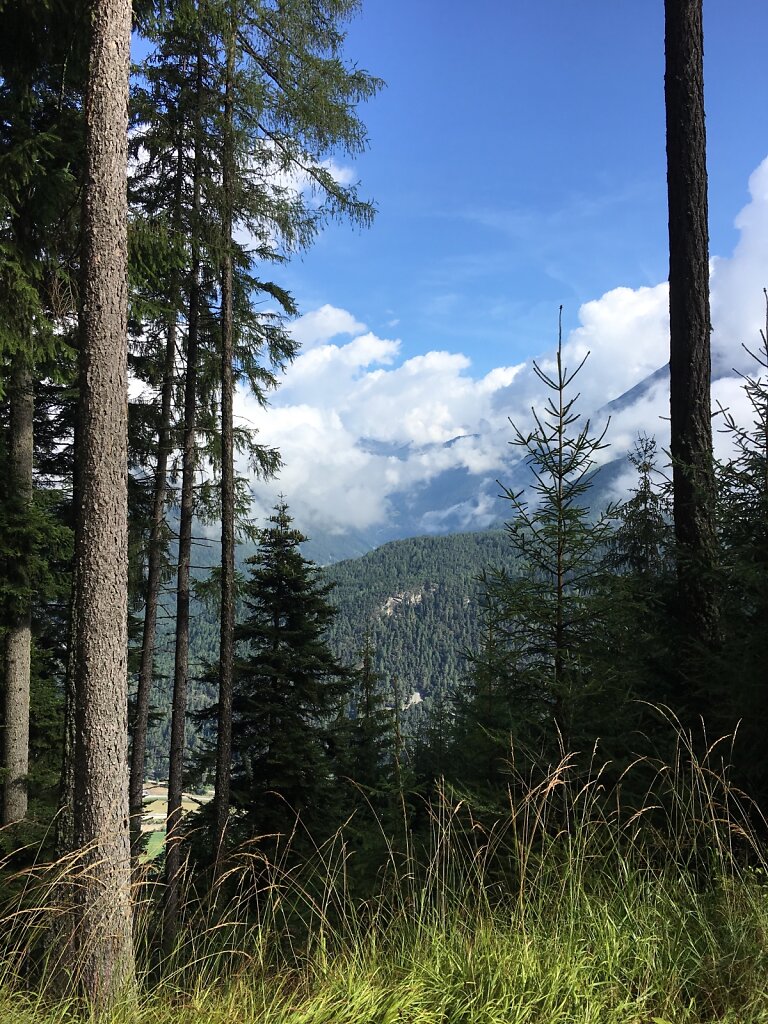 11.08.2018 Wolken in den Bergen