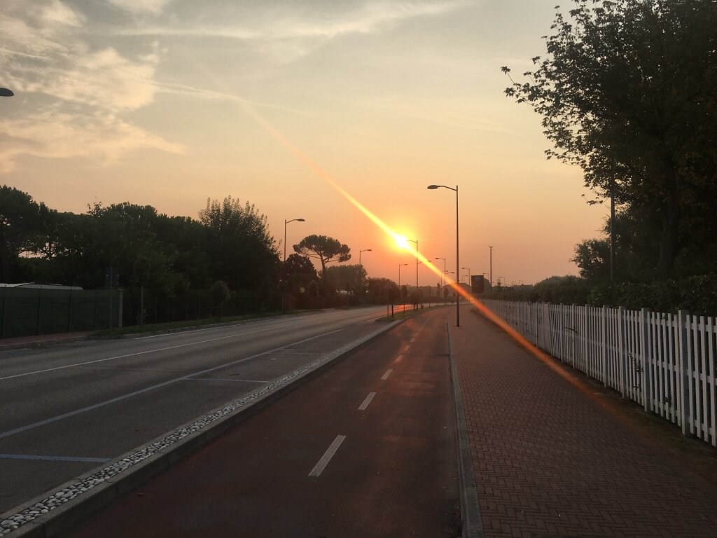 24.08.2018 Aufbruch am frühen Morgen nach Venedig