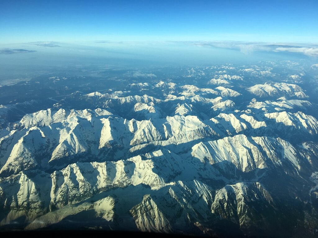 28.02.2019 Ancona - München | Das Karwendel in Sonne getaucht