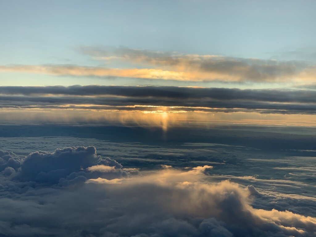 07.10.2020 München - Kopenhagen | Sonnenaufgang über der Ostsee