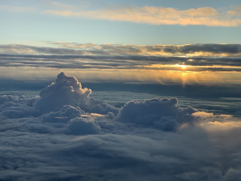 07.10.2020 München - Kopenhagen | Sonnenaufgang über der Ostsee