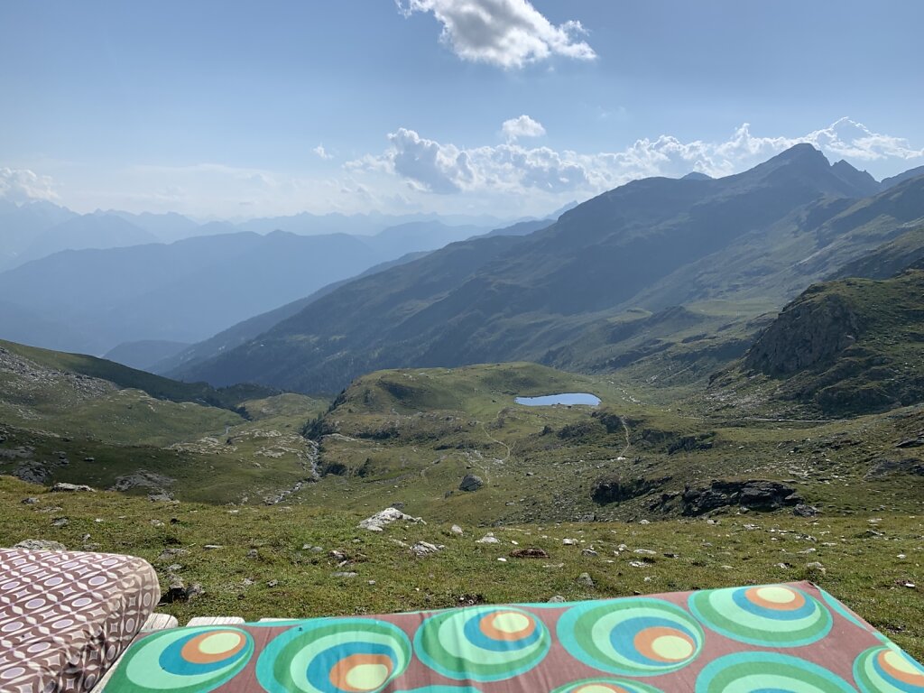 14.08.2021 Feierabend vor der Hugo-Gerbers-Hütte