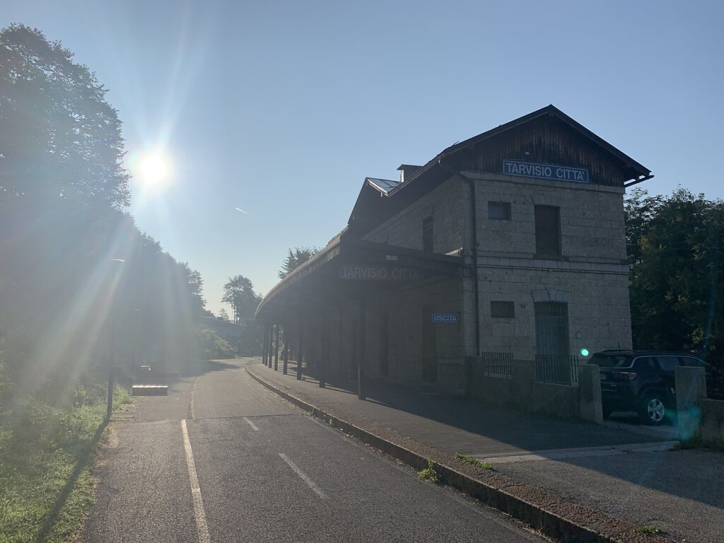 21.08.2021 Der alte Bahnhof von Tarvisio