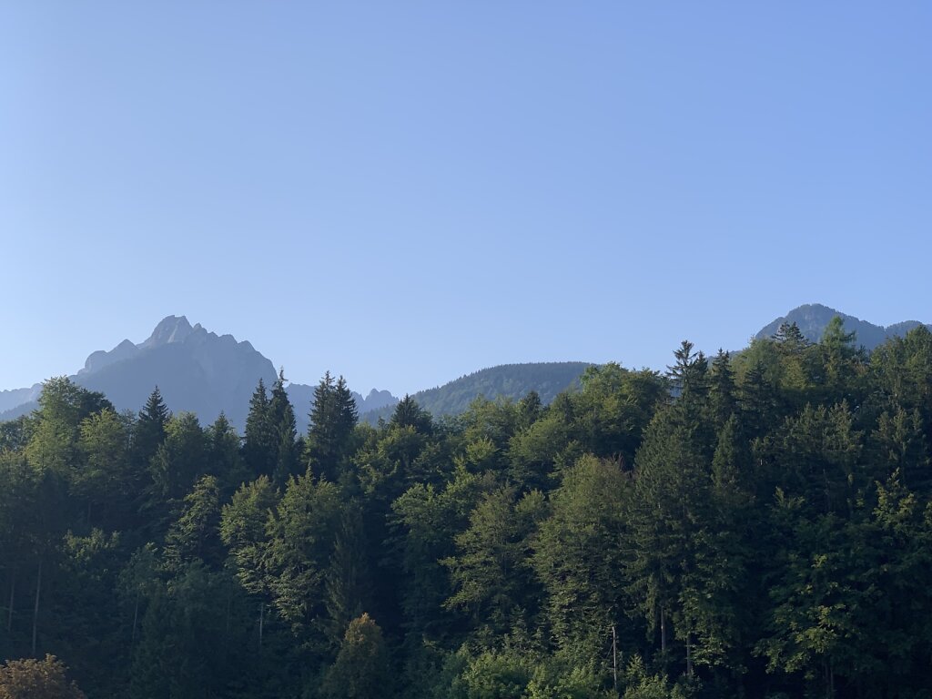 21.08.2021 Das Tagesziel schon früh am Morgen vor Augen