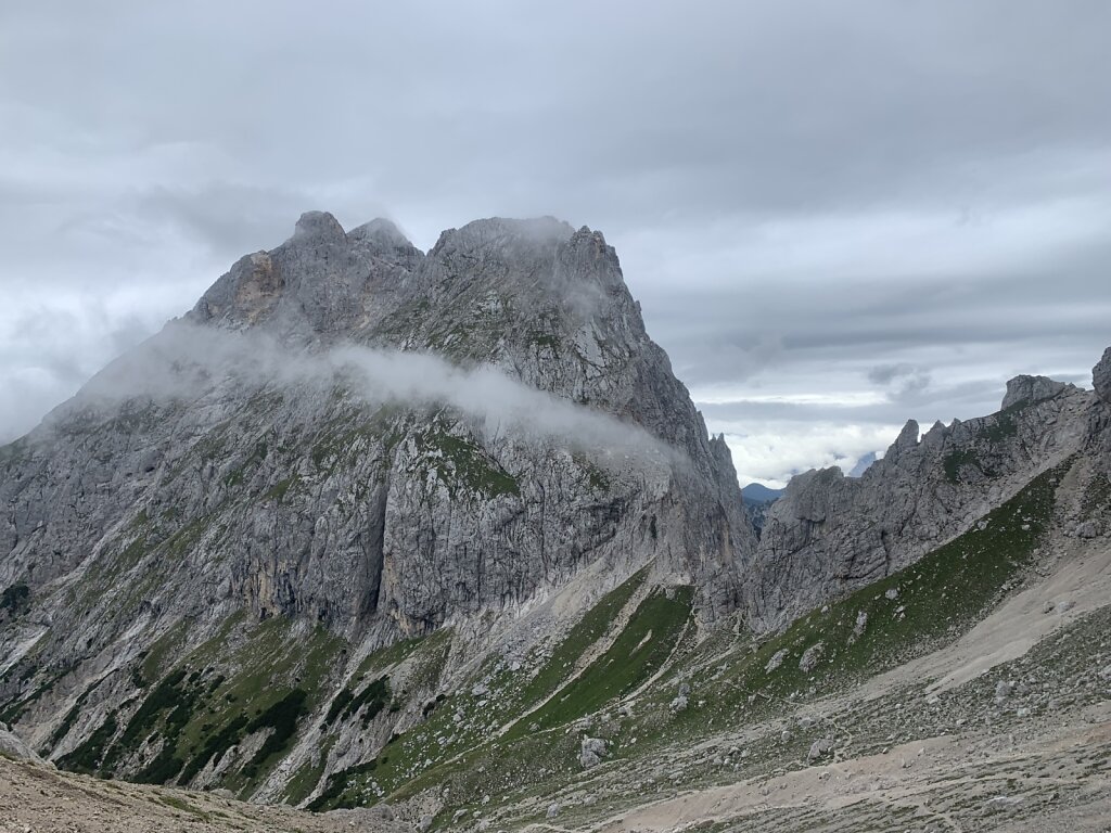 23.08.2021 Der Nebel zieht durch die Scharte