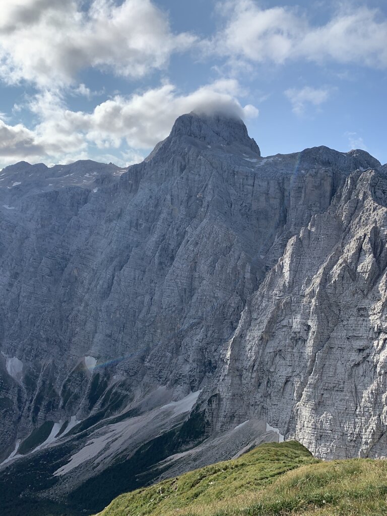 24.08.2021 Der Triglav mit Kopfbedeckung